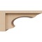 Ekena Millwork 5"W x 10"D x 5"H Wide Emerson Rough Cedar Woodgrain TimberThane Corbel, Primed Tan CORUR05X10X05EMRRCPR - alternate 6